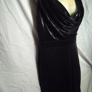 New "LaRock' Tobi Black Dress w/ a low front & tags on for $207